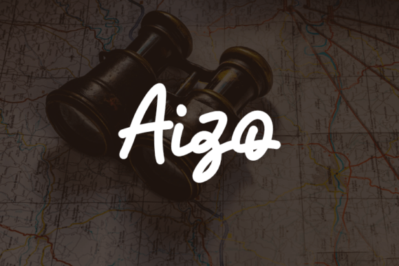 Aizo Font: A Handwritten Script That Brings a Brand to Life