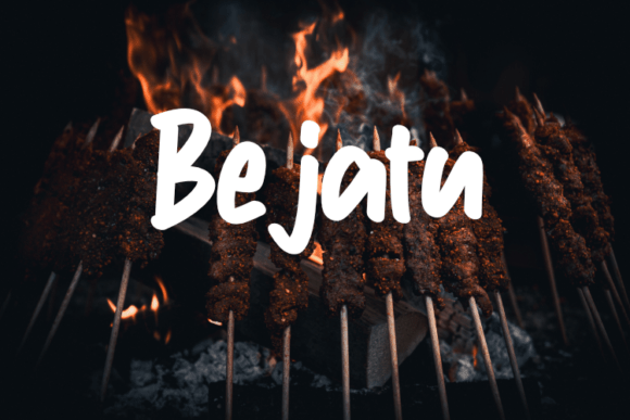 Bejatu: A Font for Creative Handmade Product Design