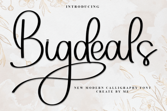 Bigdeals: A Casual Font Built for Warm, Friendly Branding