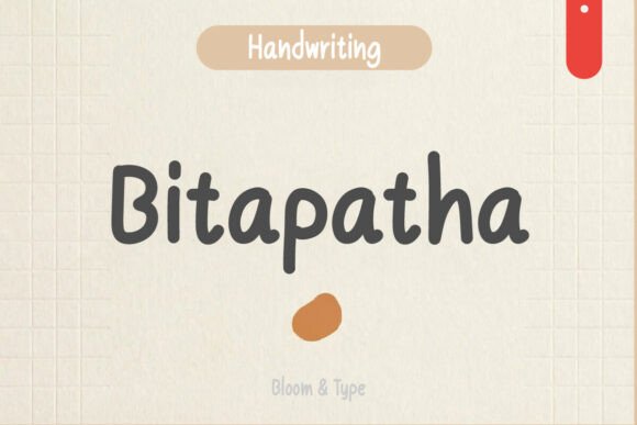 Bitapatha: A Charming Handwritten Font for Crafters
