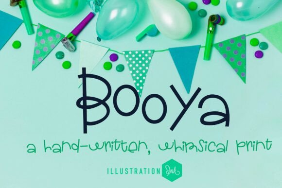 Booya: A Spirited Font for Creative Branding