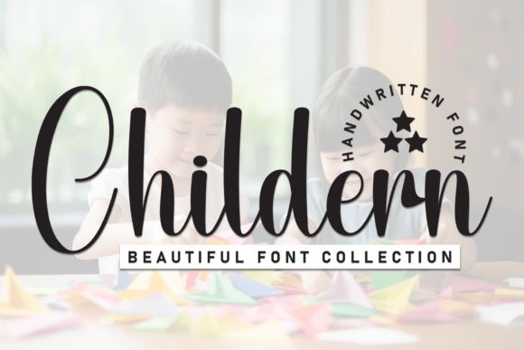 Childern: A Sweet and Amiable Handwritten Display Font