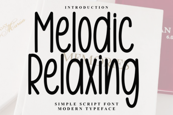 Discover Melodic Relaxing: A Fluid Script Font for Web Design