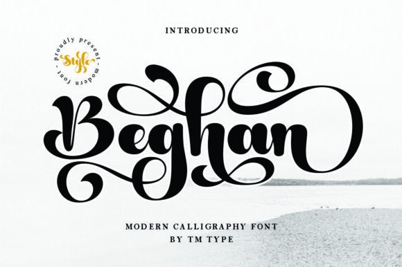 Elevate Your Brand with Beghan: A Premium Script Font