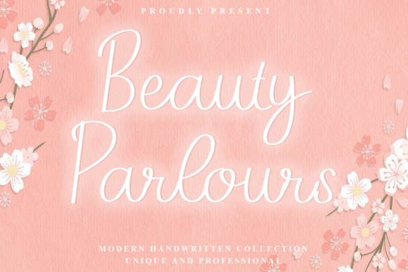 Enhance Your Brand with Beauty Parlours Font