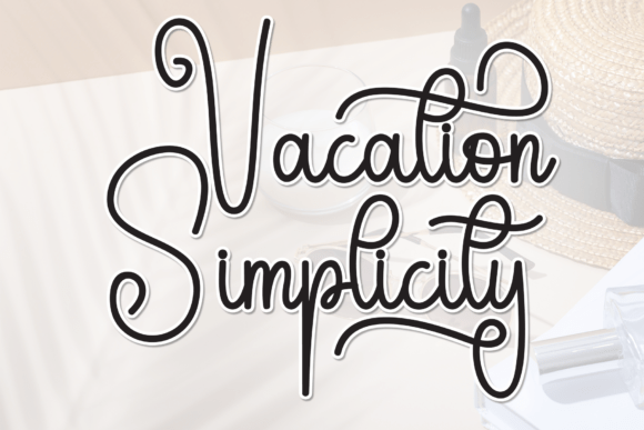 Enhance Your Brand with Vacation Simplicity Font