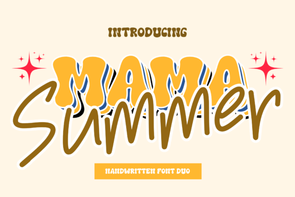 Explore Mama Summer: A Charming Duo Font for Creative Projects