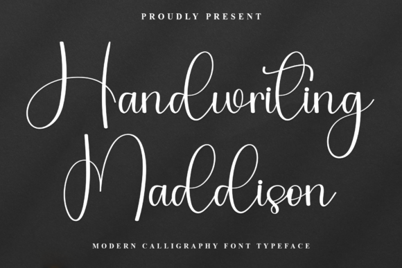 Handwriting Maddison: A Font for Elegant Editorial Design