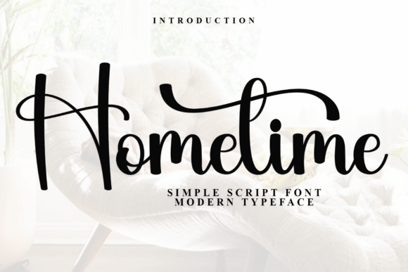 Home Time: A Festive Font for Editorial Magic