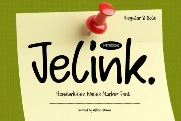 Jelink: The Perfect Handwritten Font for Your Creative Projects