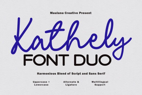 Kathely: A Versatile Font Duo for Modern Web Design