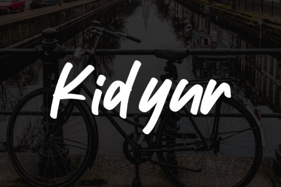 Kidyur: A Modern Font for Digital Design