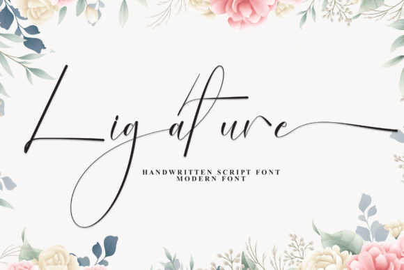 Ligature: A Modern Handwritten Script for Refined Web Design