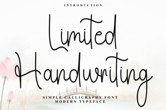 Limited Handwriting: An Elegant Font for Small Business Branding