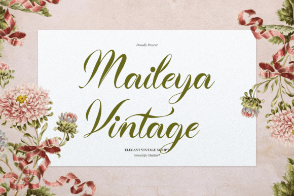 Maileya Vintage: A Font for Timeless Editorial Elegance