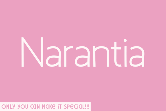 Narantia: A Premium Font Designed for Modern Marketing