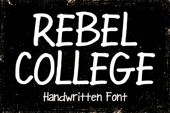 Rebel College Font: A Display Typeface for Editorial Rhythm