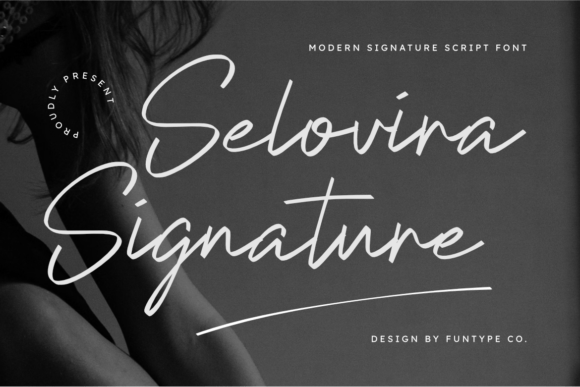 Selovina Signature: A Font for Bold Brand Identity
