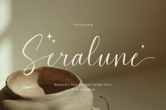 The Seralune Font: An Elegant Script for Branding Projects