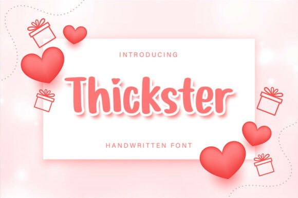 Thickster: A Bold Font for Impactful Branding