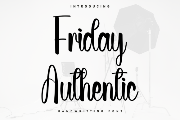 Transform Your Brand with Friday Authentic Font