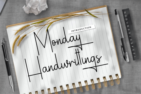 Transform Your Brand with Monday Handwrittings Font